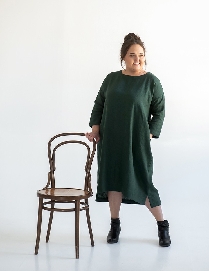 Kleit MONICA+ roheline