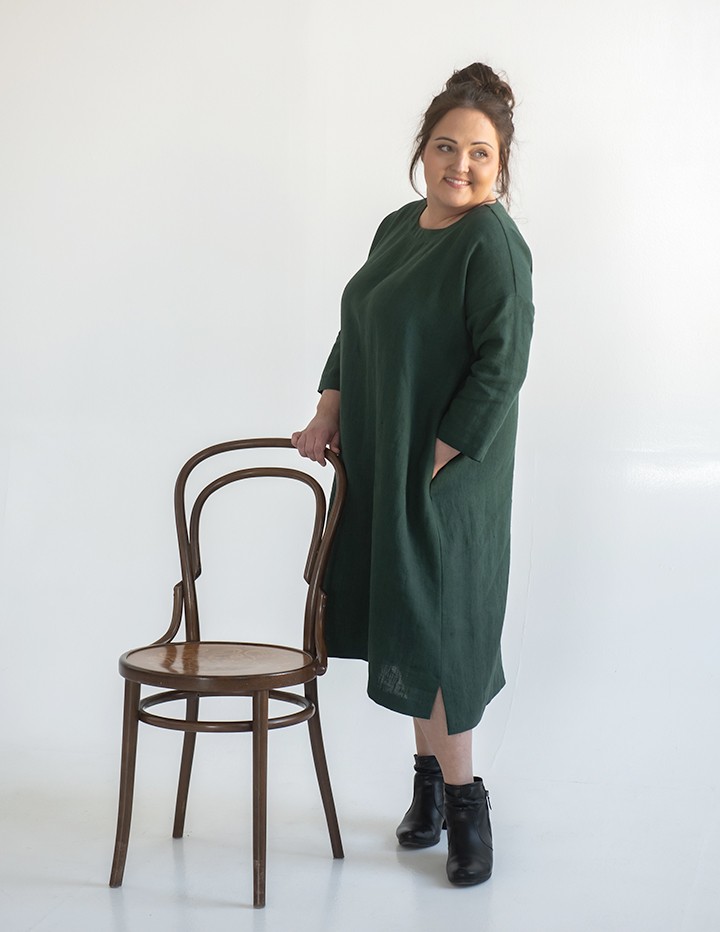 Kleit MONICA+ roheline