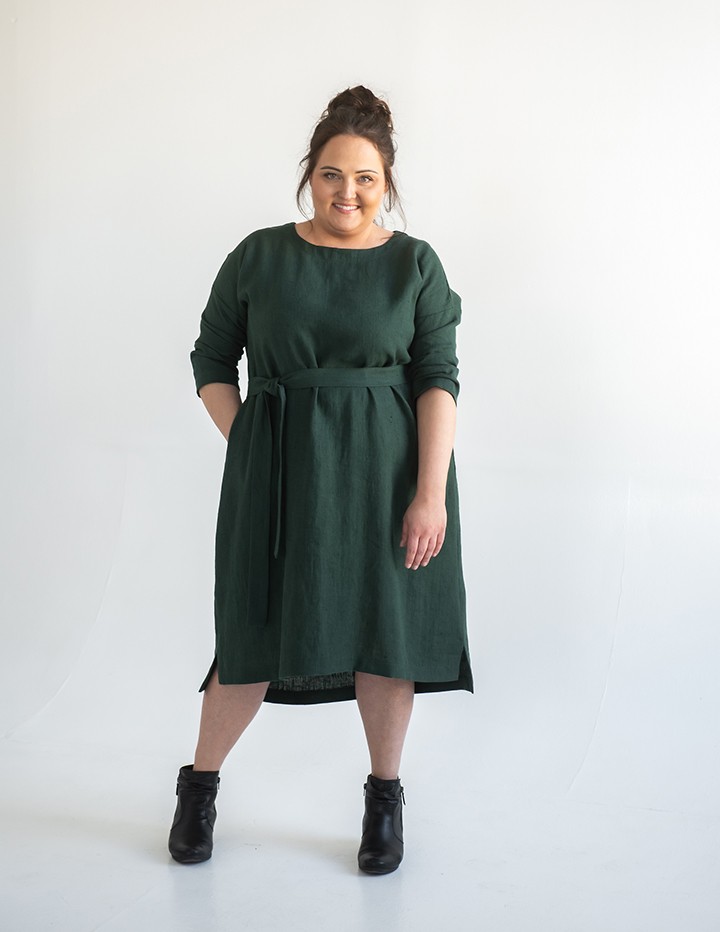 Kleit MONICA+ roheline