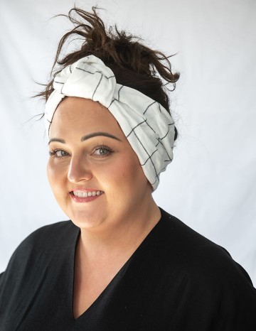 Headband wihd sqares