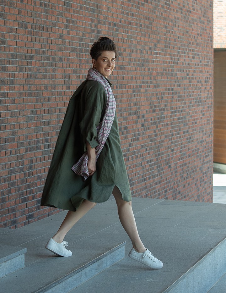 Särk-kleit IRIS tume oliiv