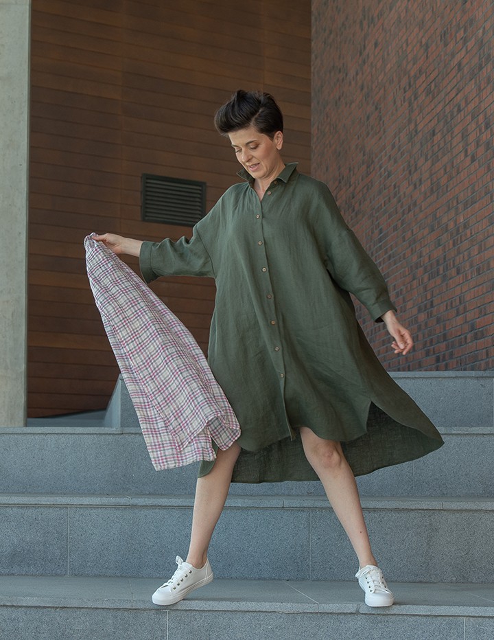 Särk-kleit IRIS tume oliiv