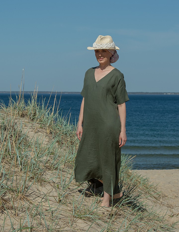 Kleit EVA tume oliiv