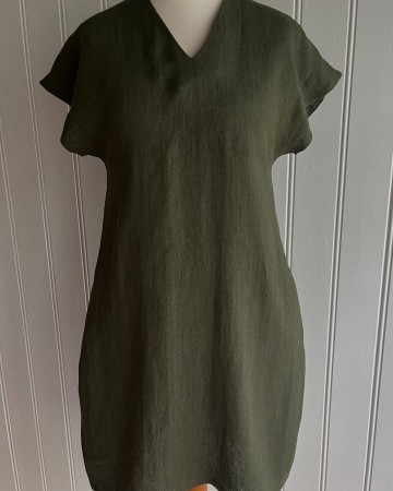 Dress ELLA army-green