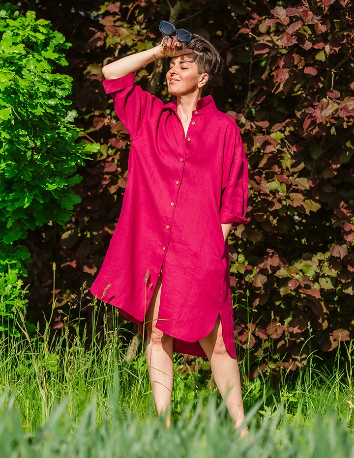 Särk-kleit IRIS fuksia