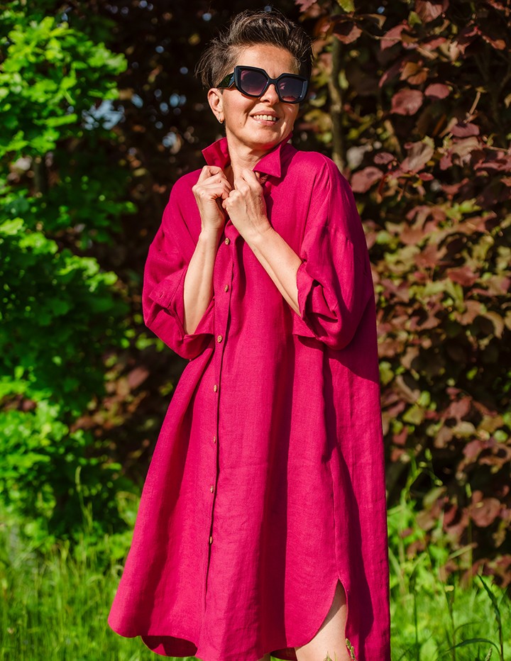 Särk-kleit IRIS fuksia