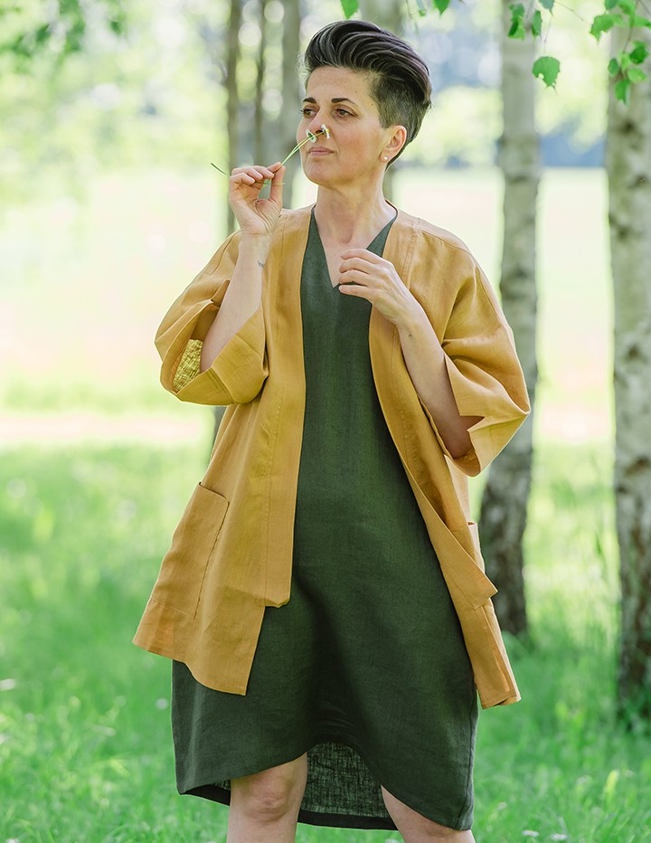 Kimono/jakk YOKO õhuke camel