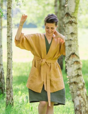 Kimono/jakk YOKO õhuke camel